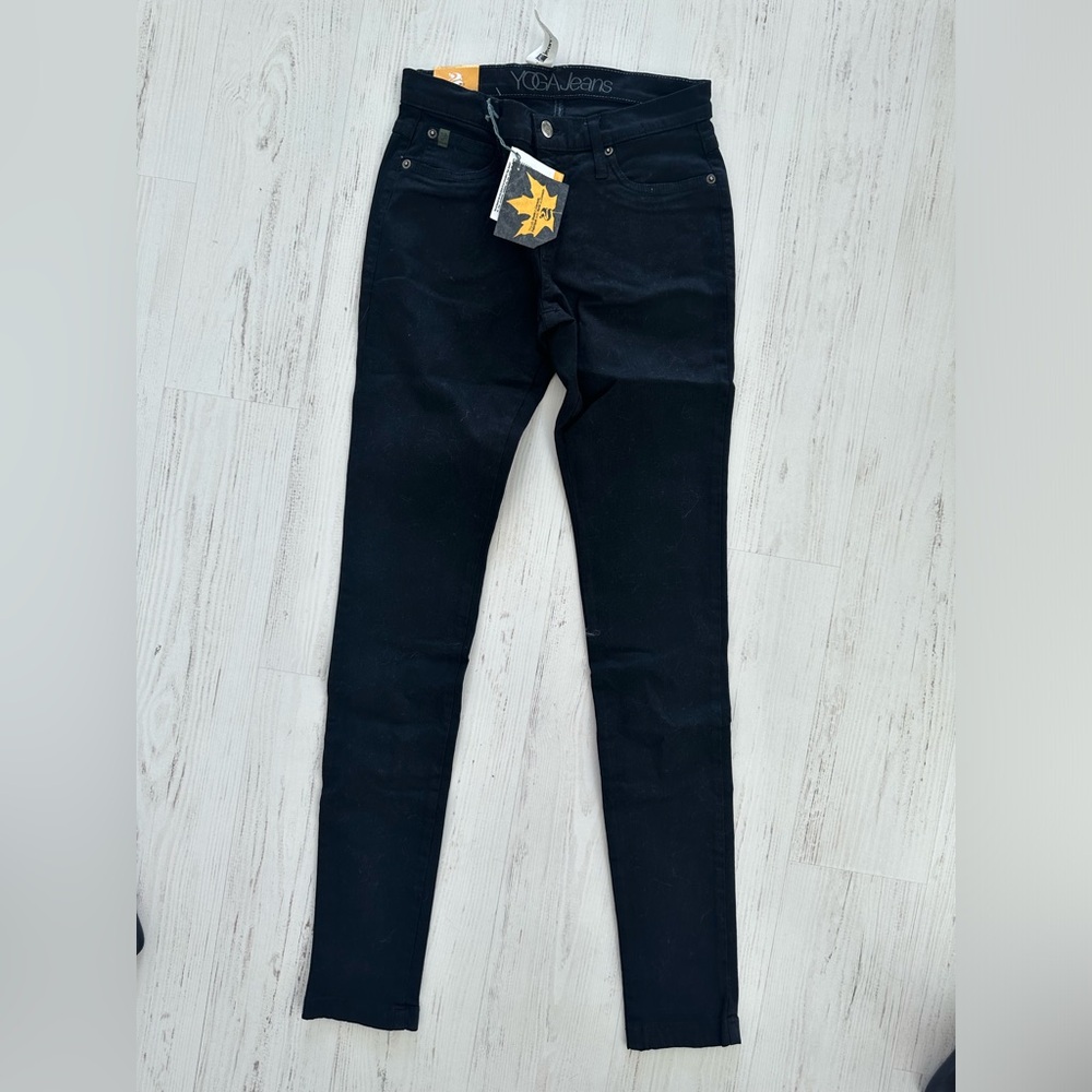 Yoga jeans mid rise skinny